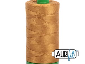 40wt Cotton Thread in 2975 Brass by Aurifil
