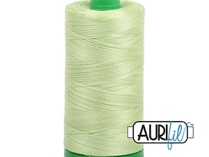 40wt Cotton Thread in 3320 Light Spring Green by Aurifil