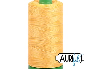 40wt Cotton Thread in 3920 Golden Glow by Aurifil