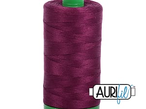 40wt Cotton Thread in 4030 Plum by Aurifil