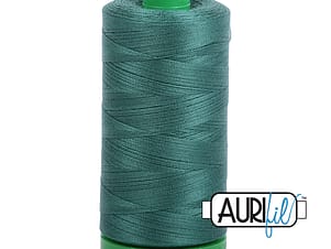 40wt Cotton Thread in 4129 Turf Green by Aurifil