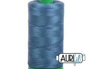 40wt Cotton Thread in 4644 Smoke Blue by Aurifil