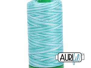 40wt Cotton Thread in 4654 Turquoise Foam by Aurifil