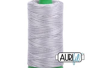 40wt Cotton Thread in 4670 Silver Fox by Aurifil