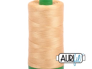 40wt Cotton Thread in 5001 Ocher Yellow by Aurifil