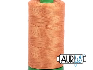 40wt Cotton Thread in 5009 Medium Orange by Aurifil