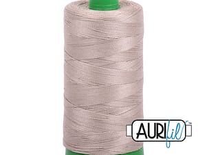 40wt Cotton Thread in 5011 Rope Beige by Aurifil