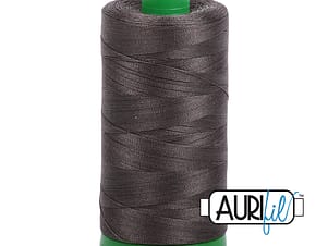 40wt Cotton Thread in 5013 Asphalt by Aurifil