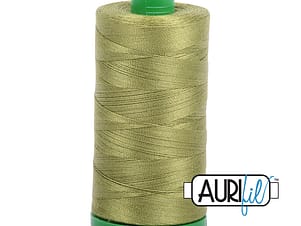 40wt Cotton Thread in 5016 Olive Green by Aurifil