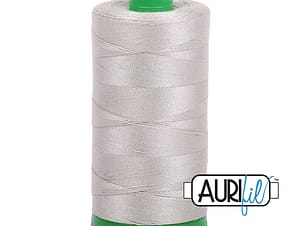 40wt Cotton Thread in 5021 Light Grey by Aurifil