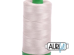 40wt Cotton Thread in 6711 Pewter by Aurifil