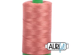 40wt Cotton Thread in 6728 Cinnabar by Aurifil