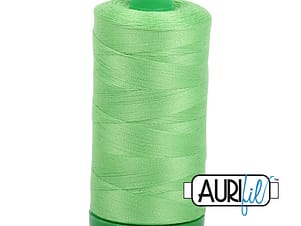 40wt Cotton Thread in 6737 Shamrock Green by Aurifil