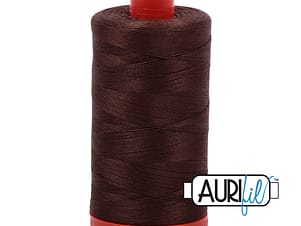 50wt Cotton Thread in 1285 Medium Bark by Aurifil
