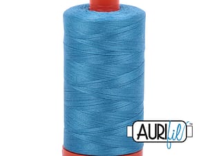 50wt Cotton Thread in 1320 Bright Teal by Aurifil