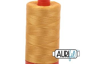 50wt Cotton Thread in 2132 Tarnished Gold by Aurifil