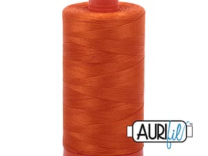 50wt Cotton Thread in 2235 Orange by Aurifil