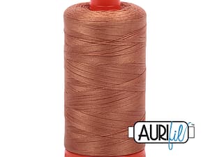 50wt Cotton Thread in 2330 Light Chestnut by Aurifil