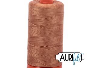 50wt Cotton Thread in 2335 Light Cinnamon by Aurifil