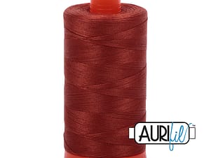 50wt Cotton Thread in 2350 Copper by Aurifil