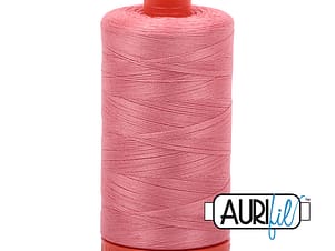 50wt Cotton Thread in 2435 Peachy Pink by Aurifil