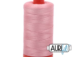 50wt Cotton Thread in 2437 Light Peony by Aurifil