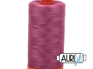 50wt Cotton Thread in 2450 Rose by Aurifil