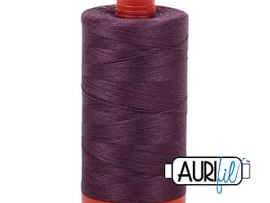 50wt Cotton Thread in 2568 Mulberry by Aurifil
