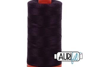 50wt Cotton Thread in 2570 Aubergine by Aurifil