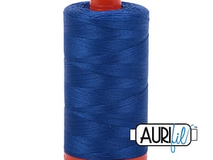 50wt Cotton Thread in 2735 Medium Blue by Aurifil