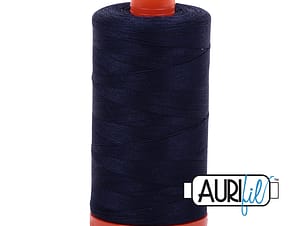 50wt Cotton Thread in 2785 Very Dark Navy by Aurifil