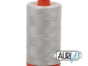 50wt Cotton Thread in 2843 Light Grey Green by Aurifil