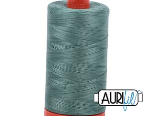 50wt Cotton Thread in 2850 Medium Juniper by Aurifil