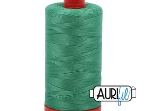 50wt Cotton Thread in 2860 Light Emerald by Aurifil