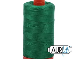 50wt Cotton Thread in 2870 Green by Aurifil