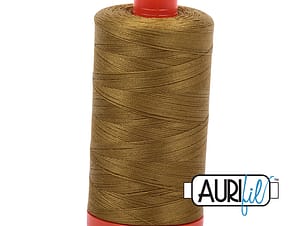 50wt Cotton Thread in 2910 Medium Olive by Aurifil