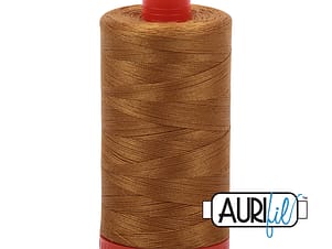 50wt Cotton Thread in 2975 Brass by Aurifil