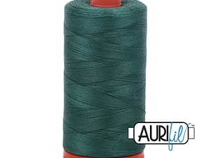 50wt Cotton Thread in 4129 Turf Green by Aurifil