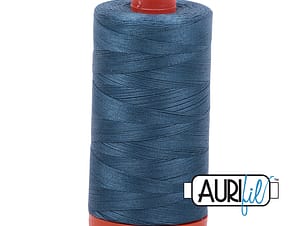 50wt Cotton Thread in 4644 Smoke Blue by Aurifil