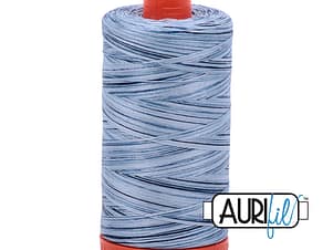 50wt Cotton Thread in 4669 Stonewash Blues by Aurifil