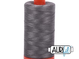 50wt Cotton Thread in 5004 Grey Smoke by Aurifil
