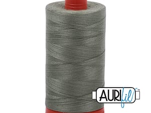 50wt Cotton Thread in 5019 Military Green by Aurifil