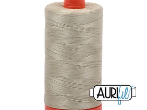 50wt Cotton Thread in 5020 Light Military Green by Aurifil