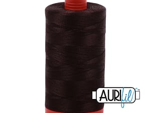 50wt Cotton Thread in 5024 Dark Brown by Aurifil