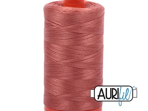 50wt Cotton Thread in 6728 Cinnabar by Aurifil
