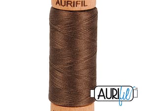80wt Cotton Thread in 1140 Bark by Aurifil