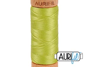 80wt Cotton Thread in 1231 Spring Green by Aurifil