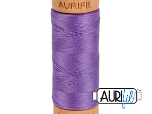 80wt Cotton Thread in 1243 Dusty Lavender by Aurifil