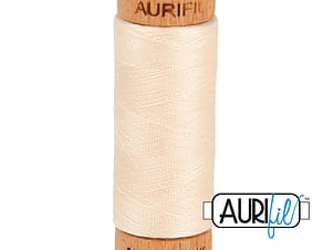 80wt Cotton Thread in 2000 Light Sand by Aurifil