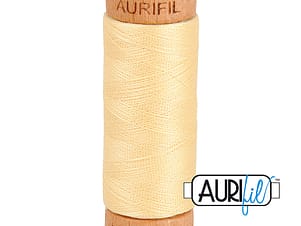 80wt Cotton Thread in 2105 Champagne by Aurifil